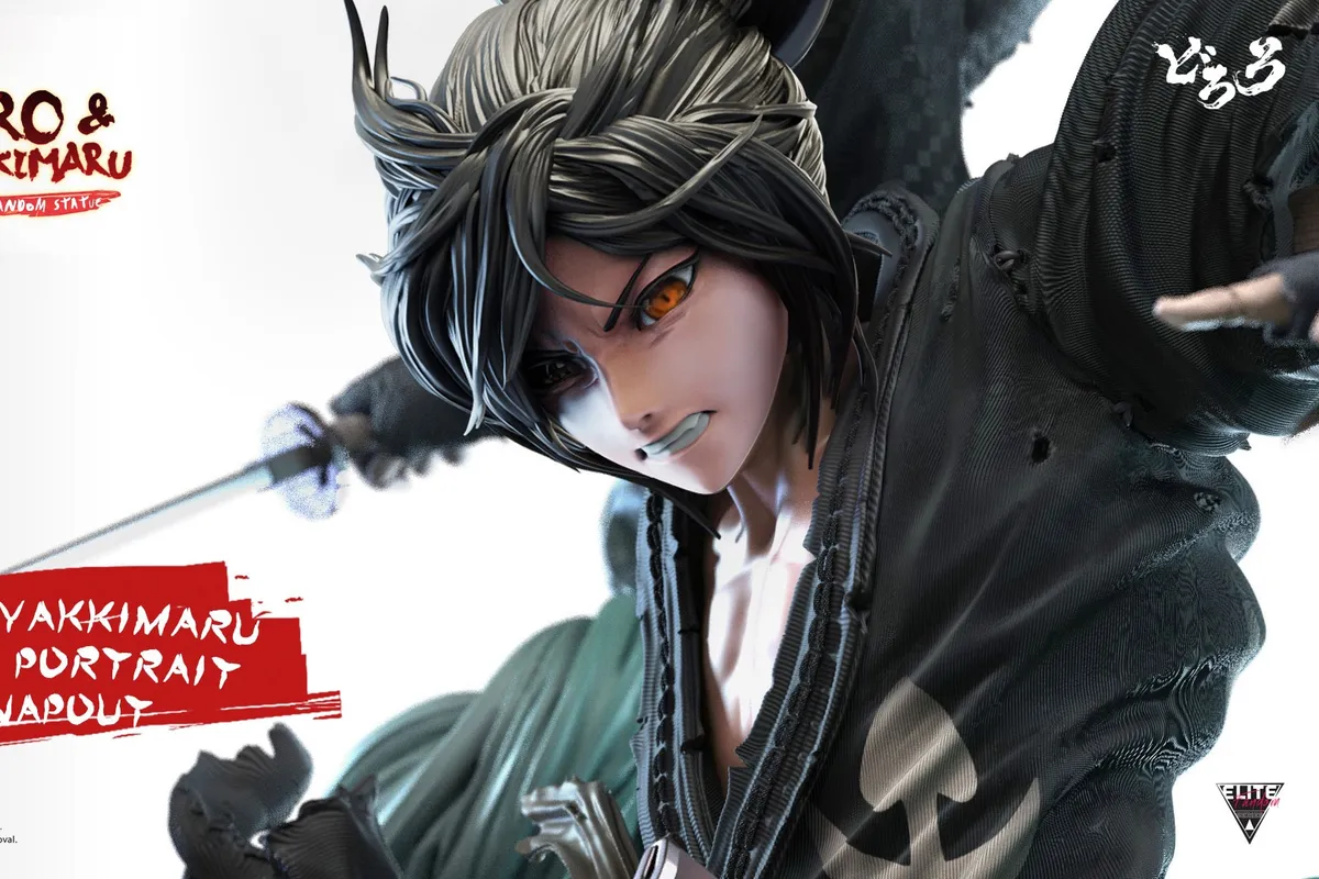 Figurama Dororo Statue Dororo and Hyakkimaru Statue