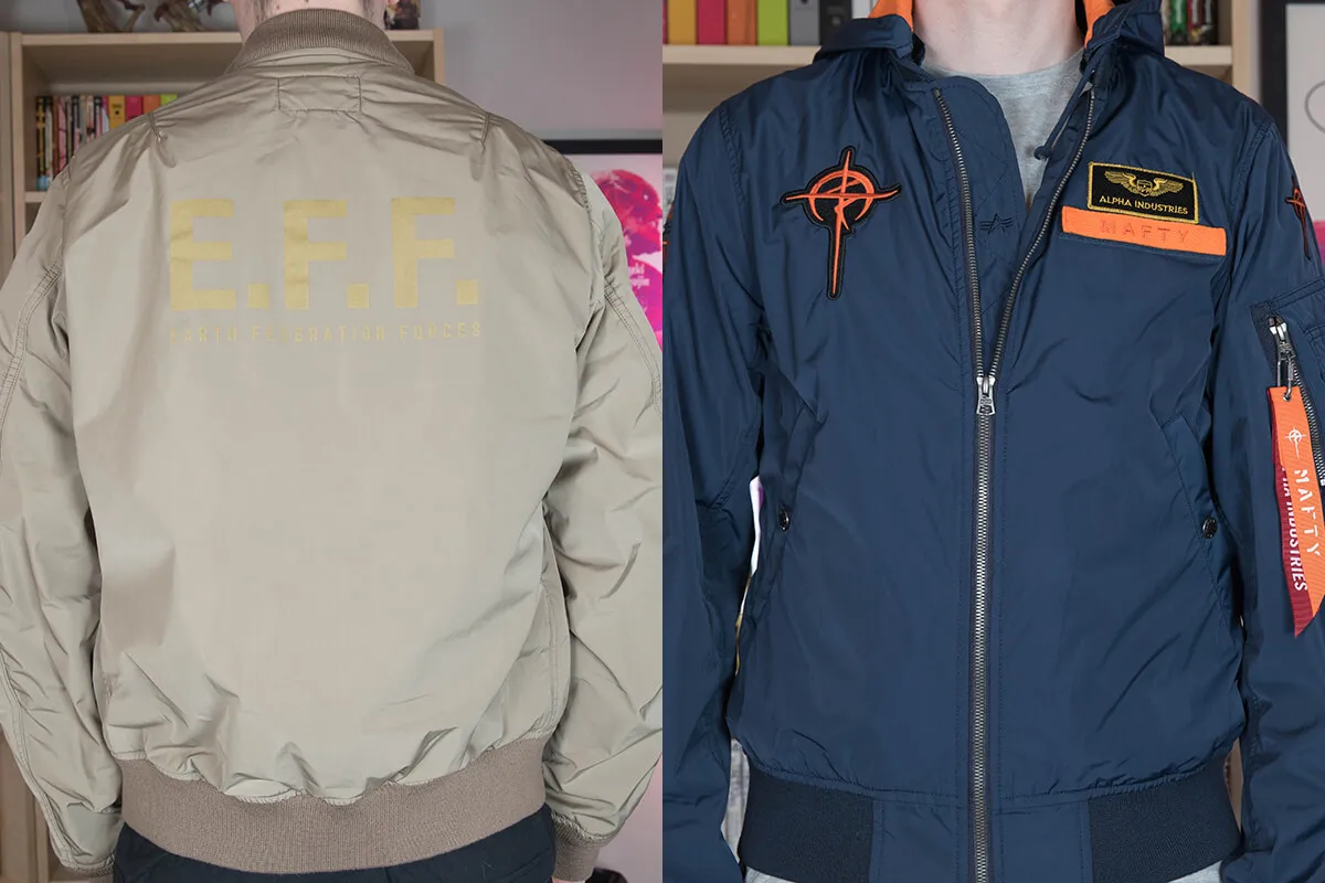 Early Look at New Gundam Hathaway STRICT-G x Alpha Industries Jackets