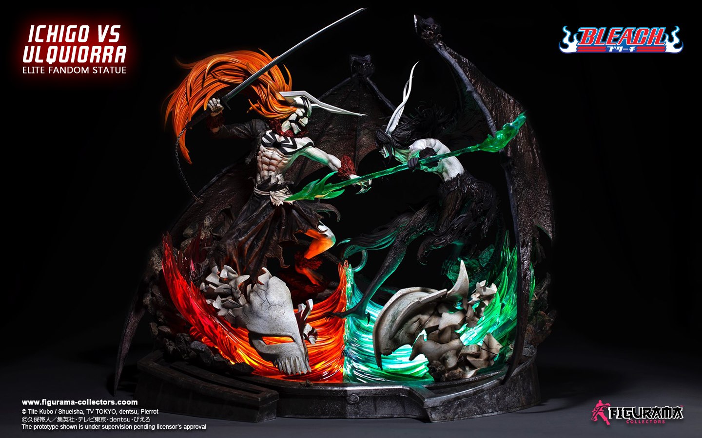 Figurama Ichigo vs. Ulquiorra Elite Fandom Statue Front View