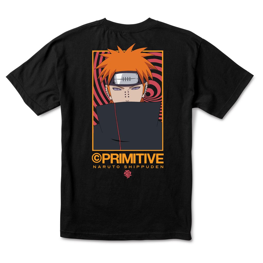 Primitive Naruto Shippuden Delivery 2 - Pain T-shirt Back