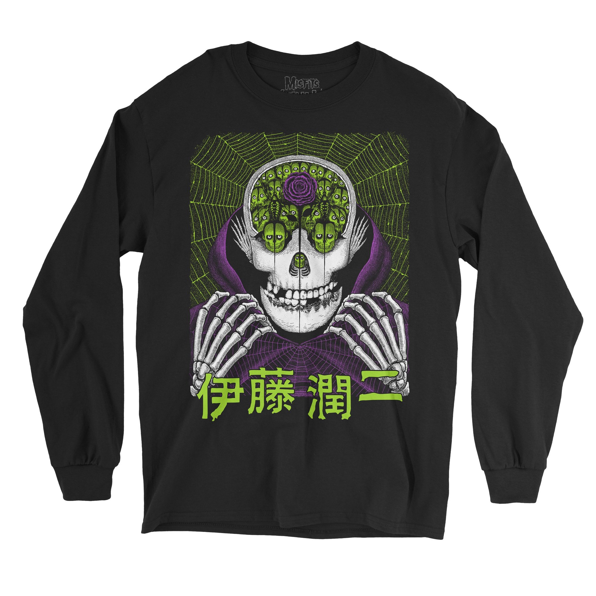 CR Loves Misfits x Junji Ito Collection Long-Sleeve T-Shirt Front