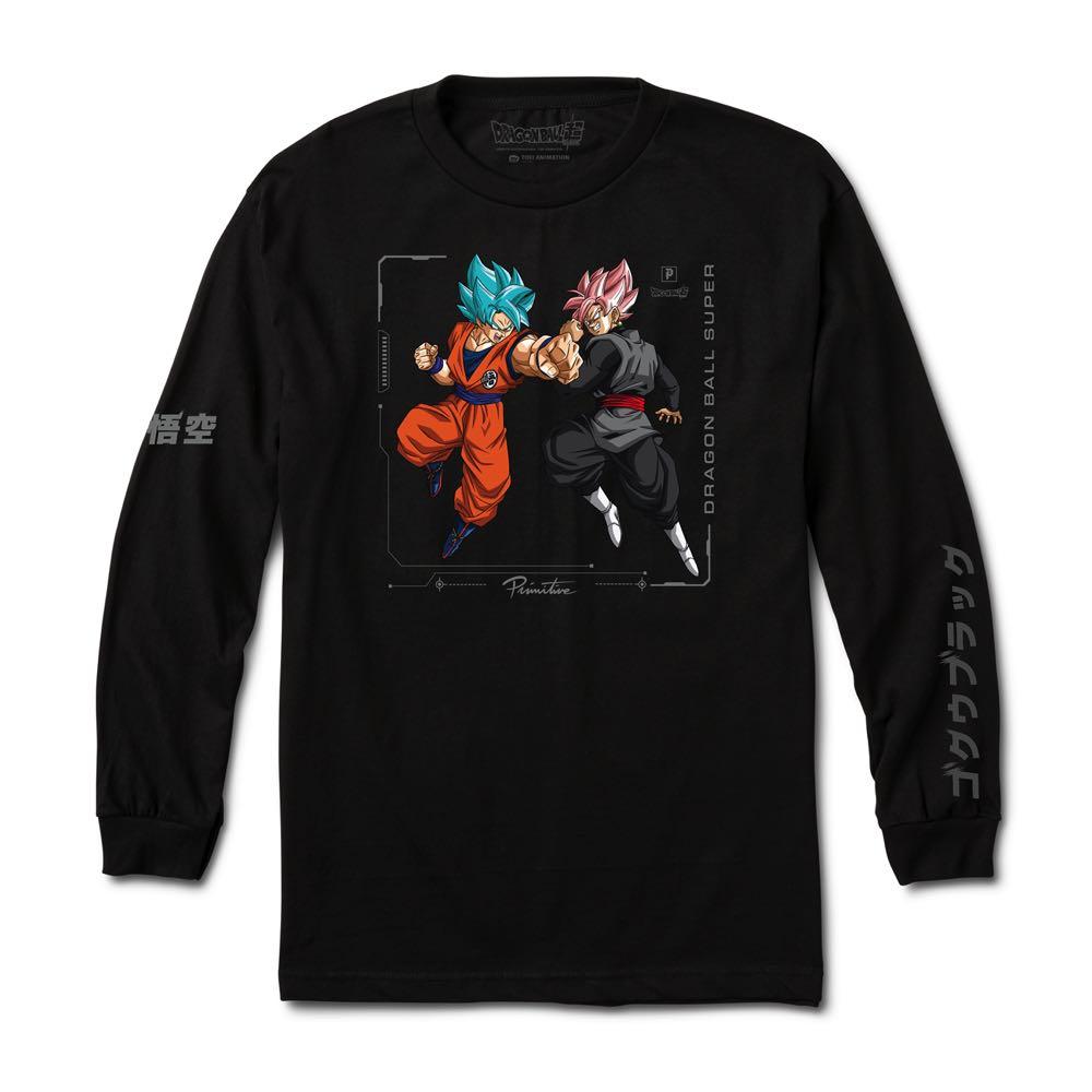 Primitive x Goku Black Rosé Capsule Collection Goku Versus Long-Sleeve T-Shirt