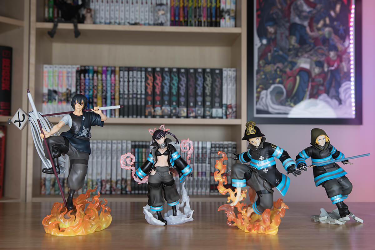 All of Kotobukiya's ARTFX J Fire Force Figures Reviewed