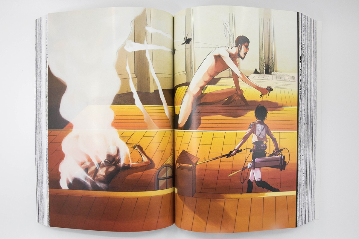 Attack on Titan Colossal Editions Review Color Pages