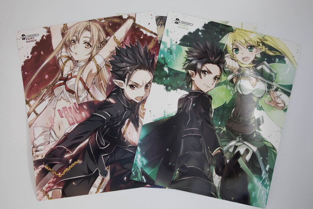Sword Art Online Platinum Collector’s Edition Box Set Exclusive Prints