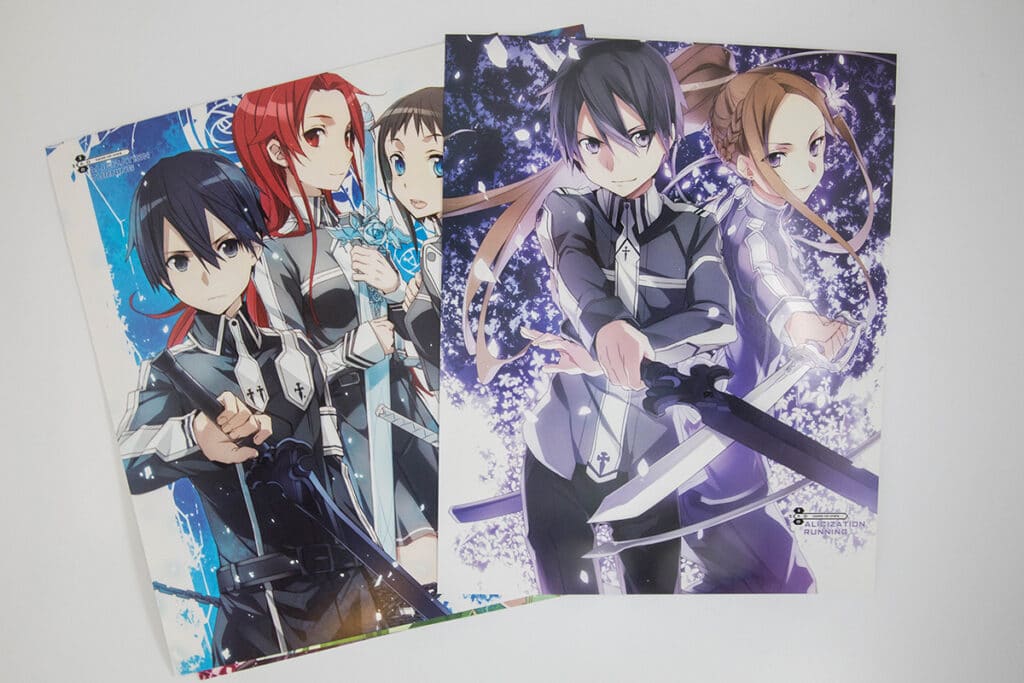 Sword Art Online Platinum Collector’s Edition Box Set Exclusive Prints