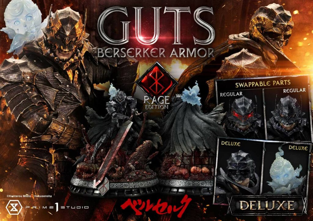 Prime 1 Studio Guts Berserker Armor Rage Edition Deluxe Version
