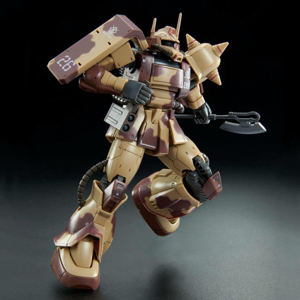 HG 1/144 Zaku Desert Type (Double Antenna Type) Gundam Model Kit