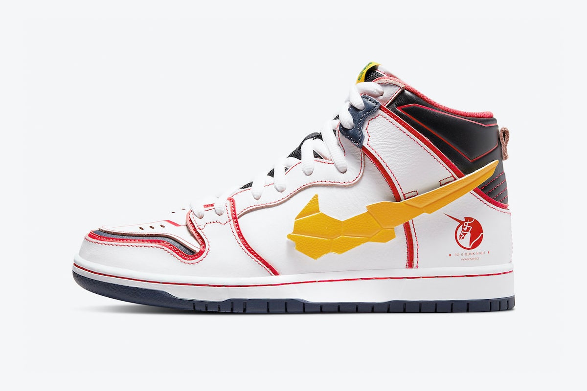 Nike Gundam SB Dunk High Releasing on SNKRS App