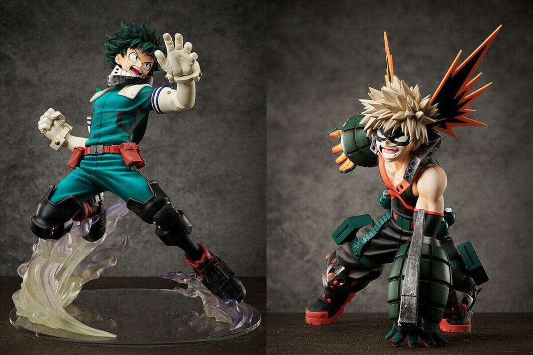 These 1/4 Scale Bakugo and Deku Figures Look Awesome