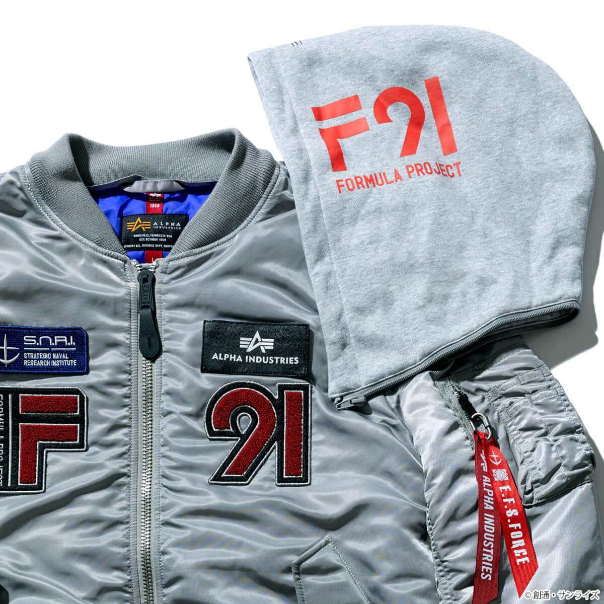 STRICT-G x Alpha Industries Mobile Suit Gundam F91 Collaboration Seabrook Arno
