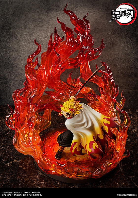 FREEing Rengoku Figure Complete Edition Demon Slayer Figure