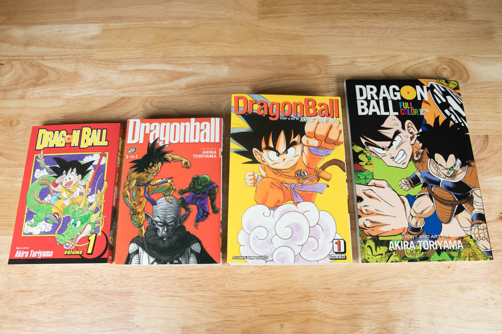 Size Comparison - Dragon Ball and Dragon Ball Z Manga