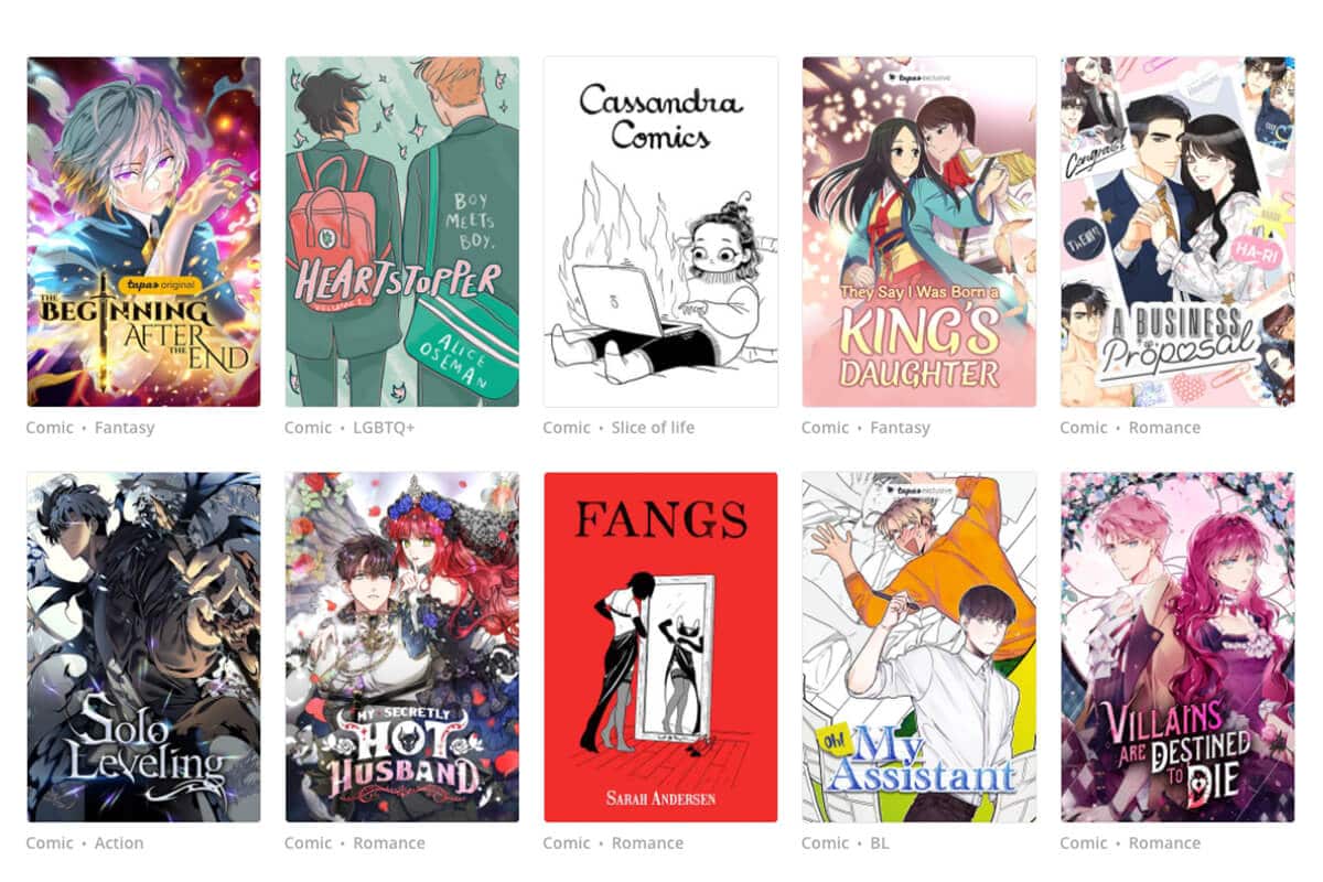 Where to Read Manhwa - Tapas Manhwa