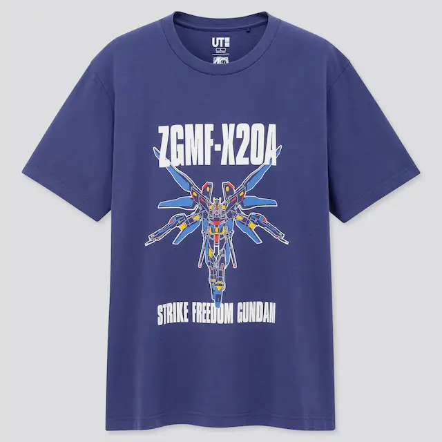 Uniqlo Gunpla Strike Freedom Gundam Shirt