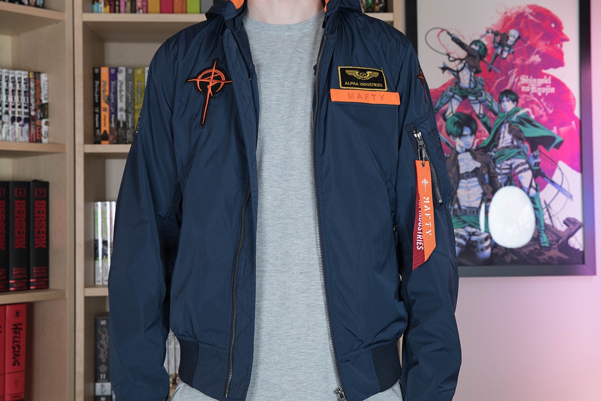 Early Look at New Gundam Hathaway STRICT-G x Alpha Industries 