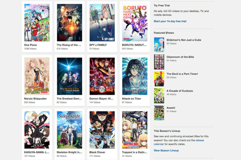 Best Anime Streaming Services - Crunchyroll Anime