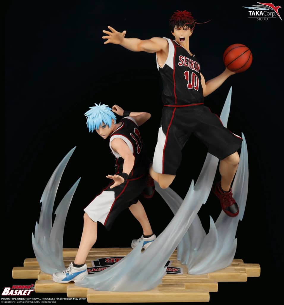 Taka Corp Kuroko & Kagami Kuroko's Basketball Statue (White and Black Versions)