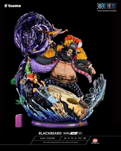 Tsume Ultra HQS Blackbeard One Piece Statue