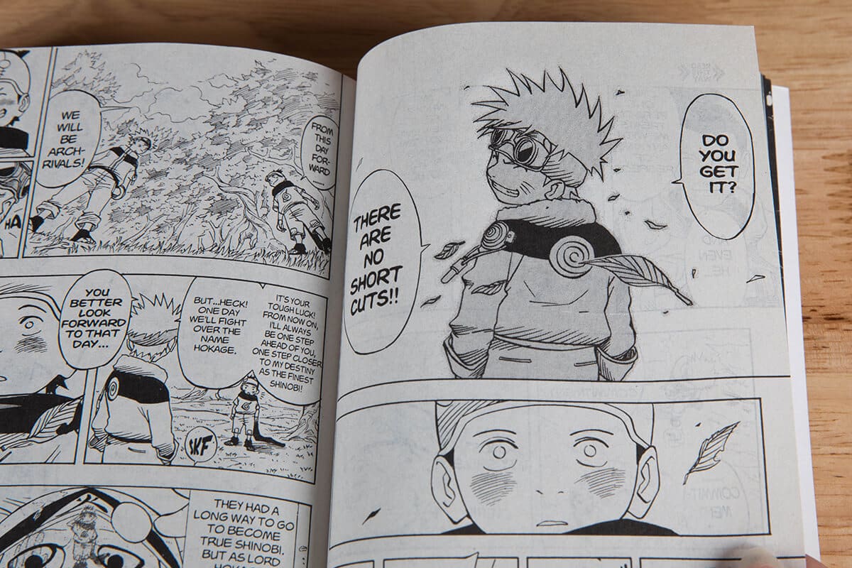Naruto 3-in-1 editions page quality