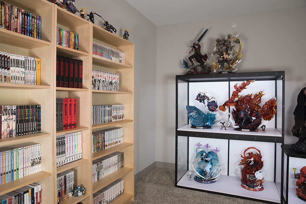 Moducase display cases for anime statues. Image Credit: Anime Collective