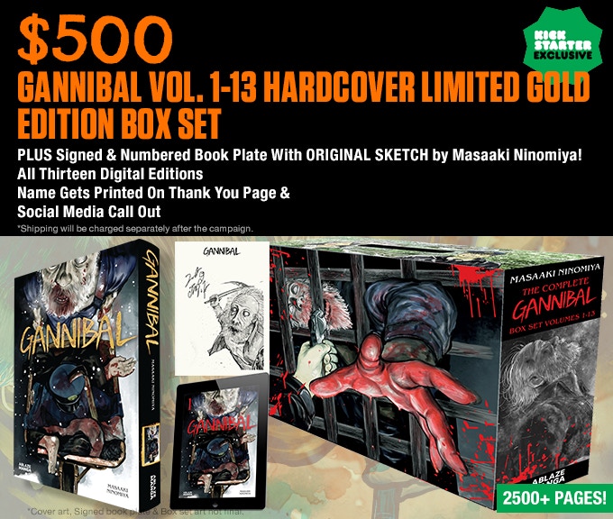 gannibal hardcover edition box set gold