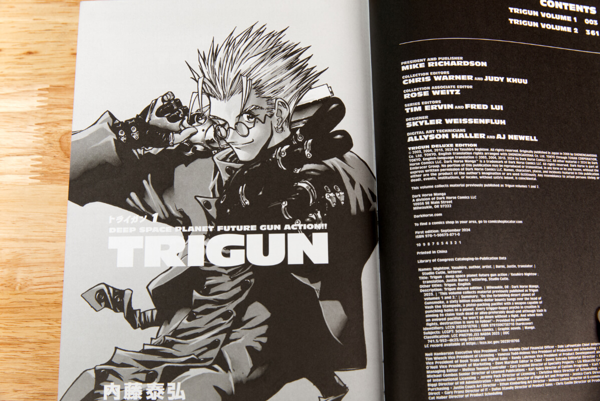 Examen de l'édition Trigun Deluxe